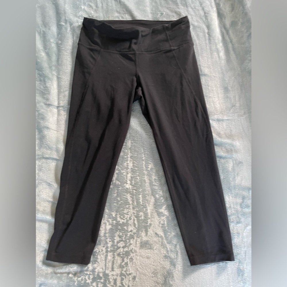 Hi there two pair PRANA yoga capri pants WORN ONCE Thank you, Maureen.
